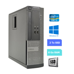 UC DE BUREAU DELL 3010 SFF core i5 - RAM 8 GO - SSD 2 To - WINDOWS 10 - N°060723