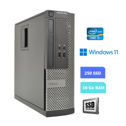 UC DE BUREAU DELL 3010 SFF core i5 - RAM 16 GO - SSD 250 Go - WINDOWS 11 - N°060728