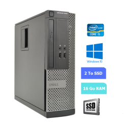 UC DE BUREAU DELL 3010 SFF core i5 - RAM 16 GO - SSD 2 To - WINDOWS 10 - N°060732