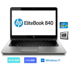 HP 840 G3 - Core I5 - Windows 11 - SSD 1 To - Ram 16 Go - N°070712