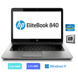 HP 840 G3 - Core I5 - Windows 11 - SSD 1 To - Ram 8 Go - N°070717