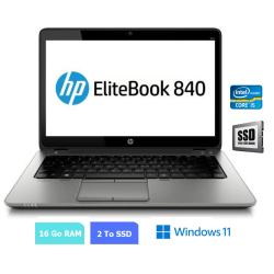 HP 840 G4 - Core I5 - Windows 11 - SSD 2 To - Ram 16 Go - N°070727