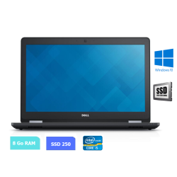 DELL E5580 - 8 Go RAM - SSD 250 Go - Windows 10 - N°110712