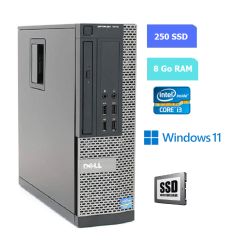 UC DE BUREAU DELL 9010 SFF core i3 - RAM 16 GO - SSD 250 Go - WINDOWS 10 - N°130708