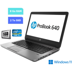 HP 640 G3 - 8 Go RAM - 2 To SSD - Windows 11 - N°180705