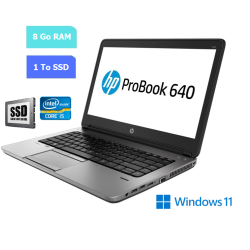 HP 640 G3 - 8 Go RAM - 1 To SSD - Windows 11 - N°180706