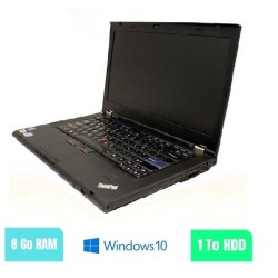 LENOVO T420 - 8 Go RAM - 1000 Go HDD - Windows 10 - N°150218