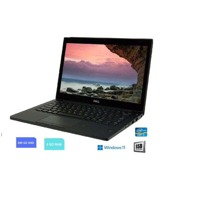 DELL E7280 - core I5 - 8 Go RAM - 500 GO SSD - Windows 11 - N°3011233