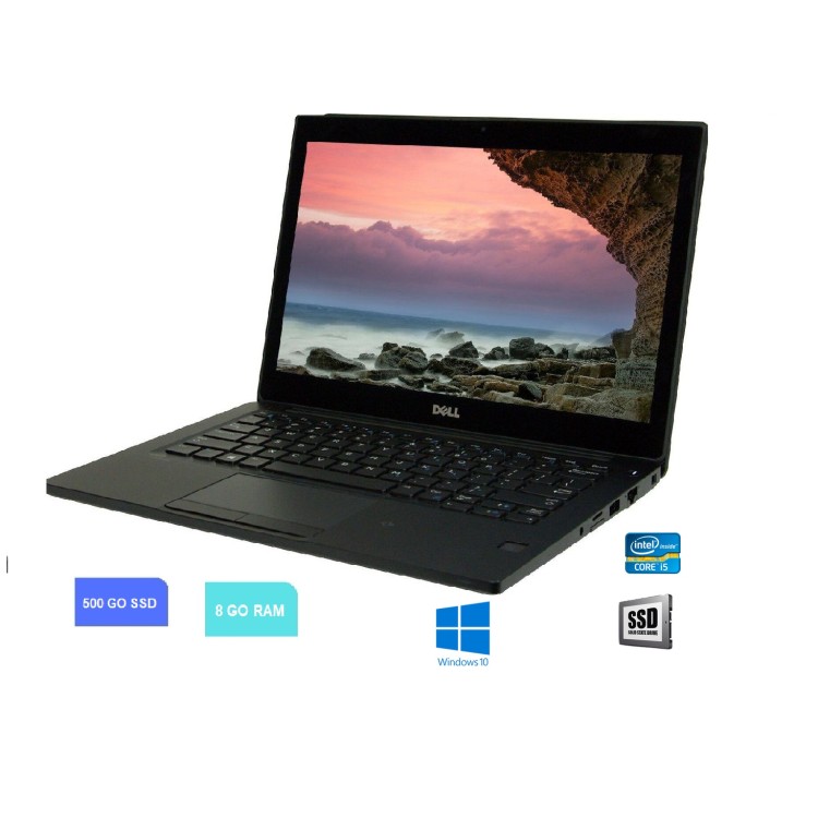 DELL E7280 - core I5 - 8 Go RAM - 500 GO SSD - Windows 10 - N°3011234