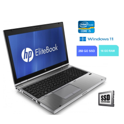 HP 8570P I5 - 16 Go RAM - 1 TO SSD - Windows 11 - N°0212235