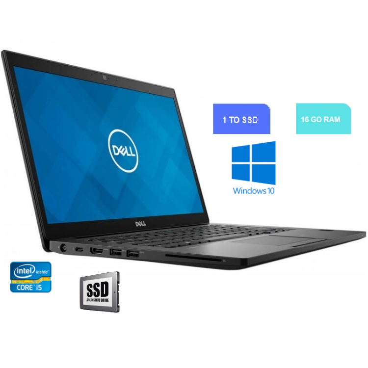 DELL E7490 - 16 Go RAM - SSD 1 To - Windows 10 - N°03122310