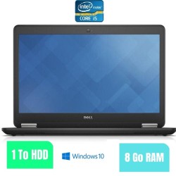 DELL E7450 - 8 Go RAM - 1000 HDD - Windows 10 - N°170220