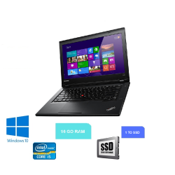 LENOVO L440 - Core I5 - 16 Go RAM - 1 TO SSD - Windows 10