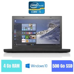 LENOVO T460 - 4 Go RAM - 500 SSD - Windows 10 - N°170229