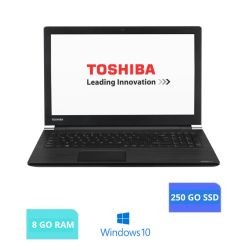 TOSHIBA SATELLITE A50 - Core I3 - 8 Go RAM - 250 GO SSD - Windows 10-08032430-GRADE B