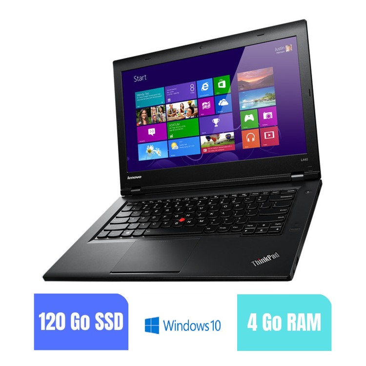 LENOVO L440 - 4 Go RAM - 120 SSD - Windows 10 - N°170235