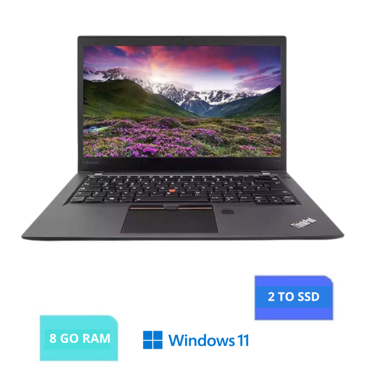 LENOVO T470S INTEL CORE I5 - 8 Go RAM - 2 TO SSD - Windows 11-N°13042412-GRADE B