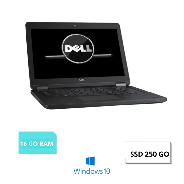 DELL E5250 INTEL CORE I5 - 16 Go RAM -250 GO SSD - Windows 10-N°19042409-GRADE B