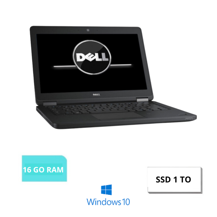 DELL E5250 INTEL CORE I5 - 16 Go RAM -1 TO SSD - Windows 10-N°19042411-GRADE B