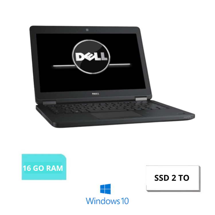 DELL E5250 INTEL CORE I5 - 16 Go RAM -2 TO SSD - Windows 10-N°19042412-GRADE B