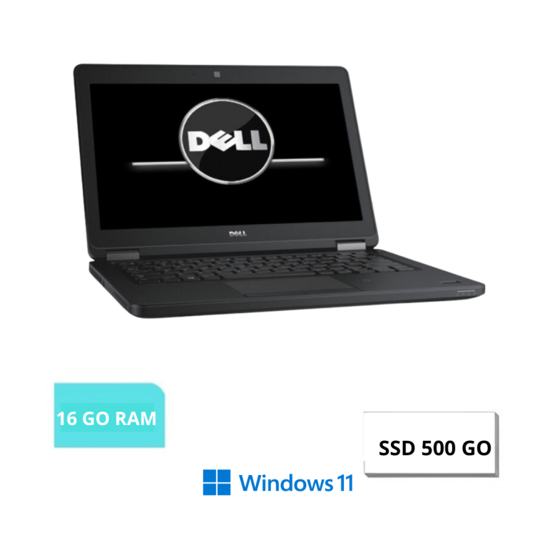 DELL E5250 INTEL CORE I5 - 16 Go RAM -500 GO SSD - Windows 11-N°19042414-GRADE B