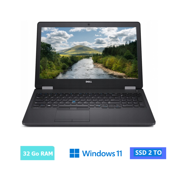 DELL LATITUDE E5580 INTEL CORE I5 - 32 Go RAM -2 TO SSD - Windows 11-N°22042420-GRADE B