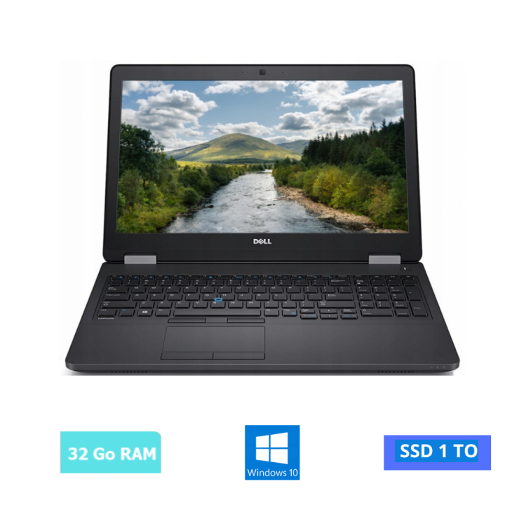 DELL LATITUDE E5580 INTEL CORE I5 - 32 Go RAM -1 TO SSD - Windows 10-N°22042424-GRADE B