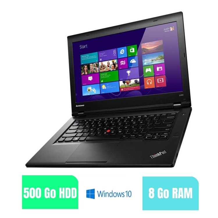 LENOVO L440 - 8 Go RAM - 500 HDD - Windows 10 - N°170243