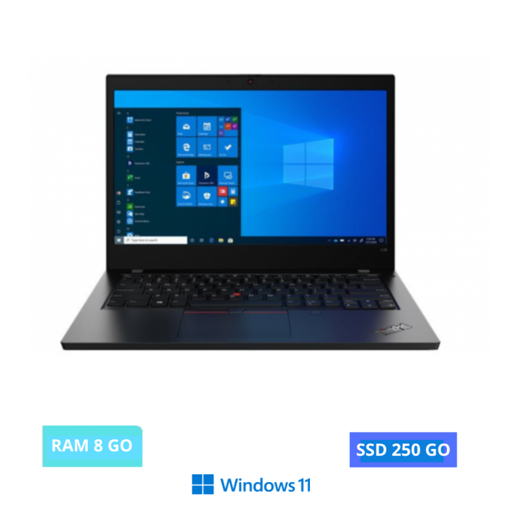 LENOVO THINKPAD L14 GÉNÉRATION 1 AMD RYZEN 3 PRO - RAM 8 GO - SSD 250 GO - WINDOWS 11 - N°24042455- GRADE B