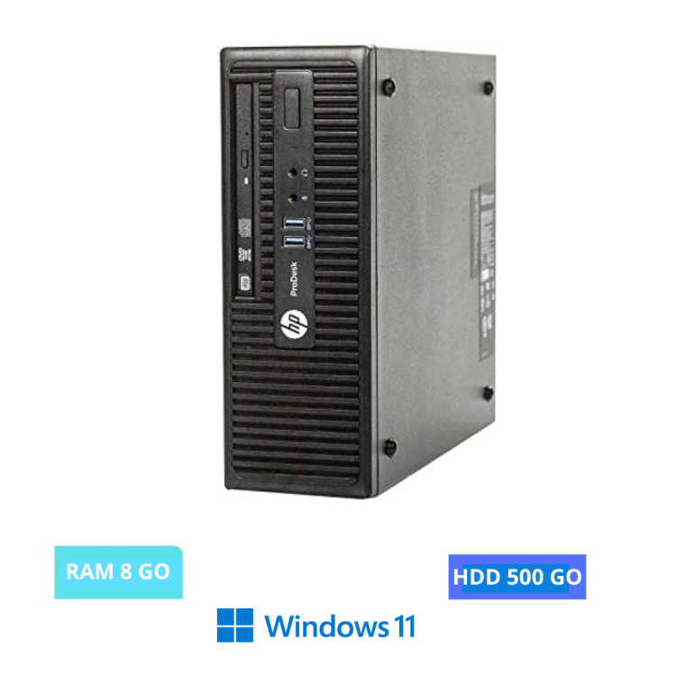 UC HP PRODESK 400 G2 SFF I3-WINDOWS 11-HDD 500 GO -RAM 8 GO - N°26042426- GRADE B