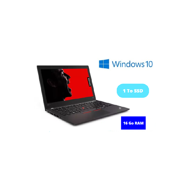 LENOVO X280 - CORE I5  - WINDOWS 10 - SSD 1 To - RAM 16 GO - N°1909202420 - GRADE B