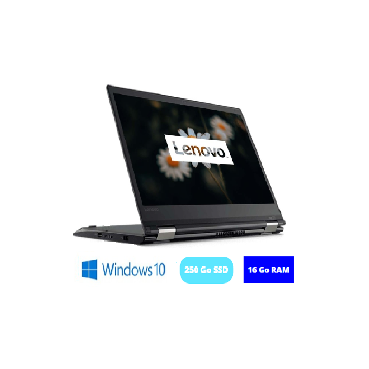 LENOVO THINKPAD YOGA 370 TACTILE - RAM 16 Go - SSD 250 Go - WIN 10 - N°2009202441 - GRADE B