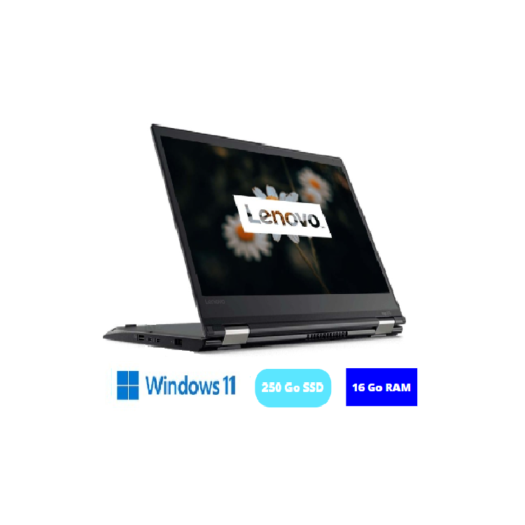 LENOVO THINKPAD YOGA 370 TACTILE - RAM 16 Go - SSD 250 Go - WIN 11 - N°2009202445 - GRADE B