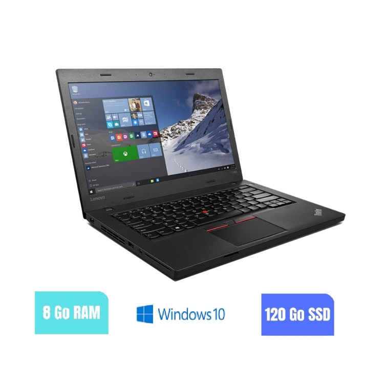 LENOVO L460 - 8 Go RAM - 120 SSD - Windows 10 - N°180212