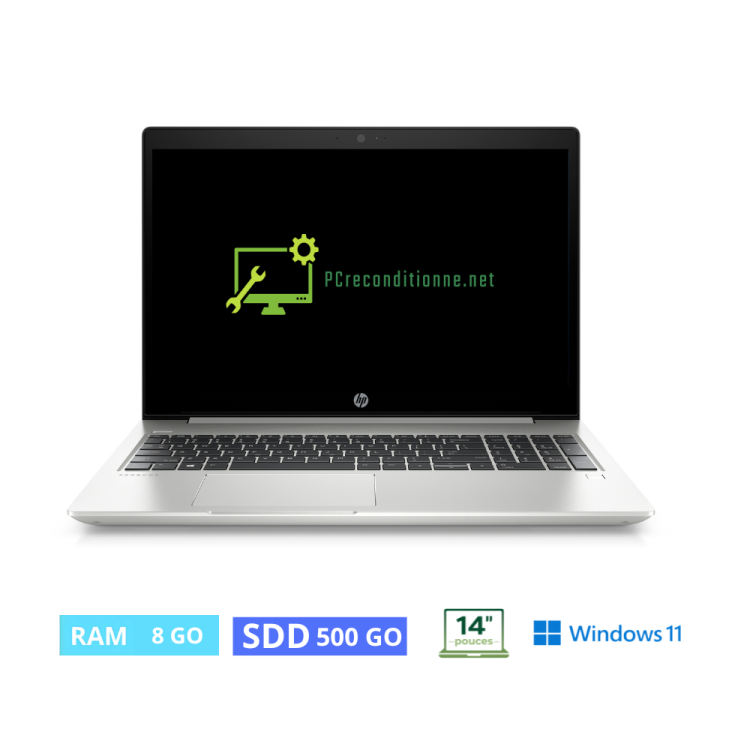 HP PROBOOK 445 G6 RYZEN 3 - RAM 8 Go - SSD 500 GO - WINDOWS 11 - N°02230002 - GRADE B