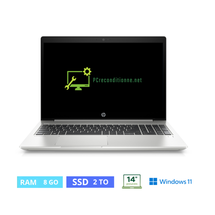HP PROBOOK 445 G6 RYZEN 3 - RAM 8 Go - SSD 2 TO  - WINDOWS 11 - N°02230004 - GRADE B