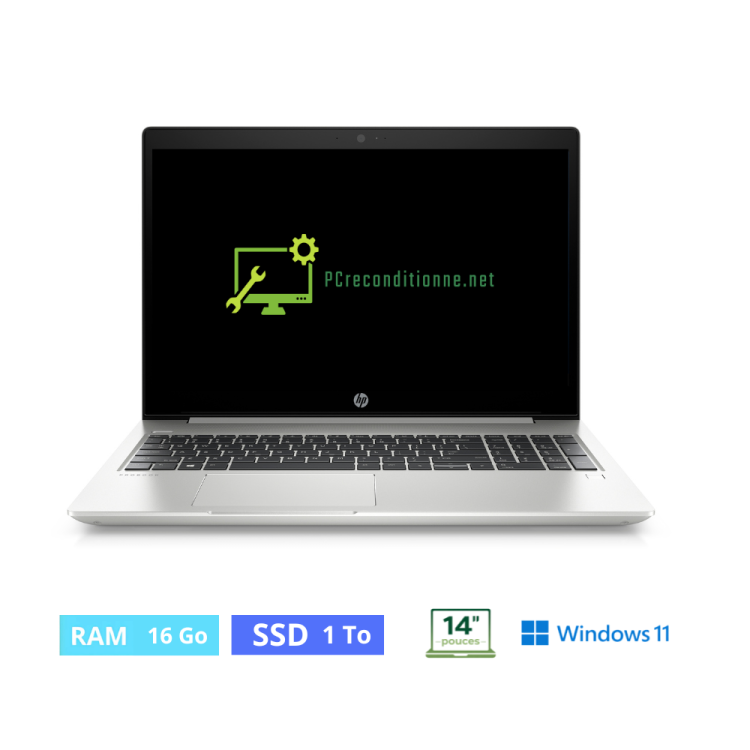 HP PROBOOK 445 G6 RYZEN 3 - RAM 16 Go - SSD 1 To  - WINDOWS 11 - N°02230007 - GRADE B